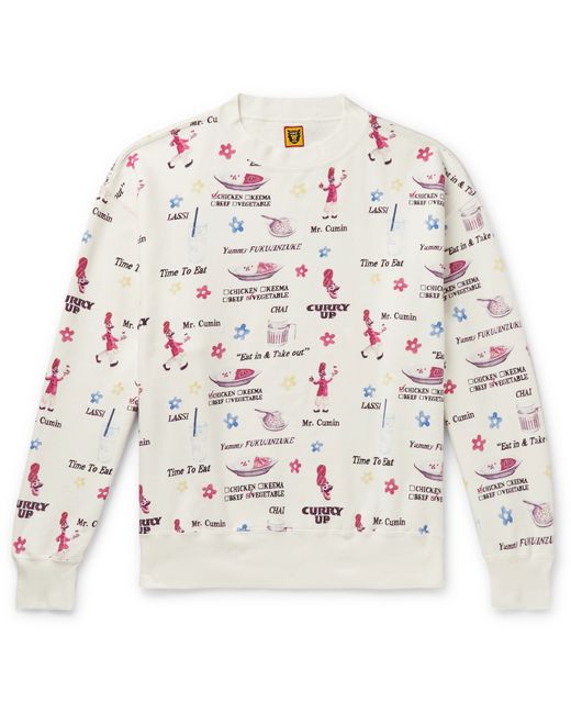 Human Made Printed Loopback Cotton-Jersey Sweatshirt
