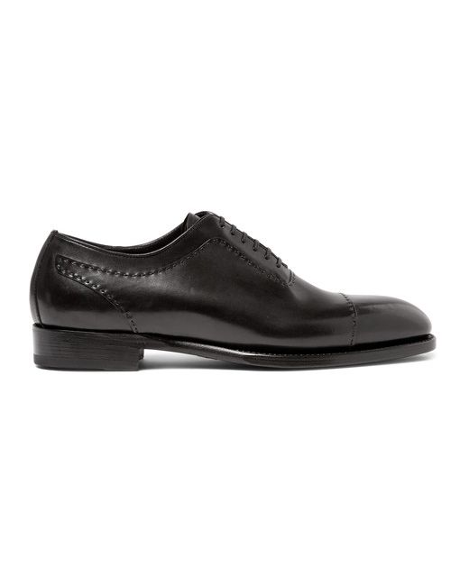 Brioni Leather Oxford Shoes