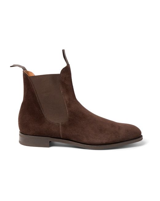 Edward Green Newmarket Suede Chelsea Boots
