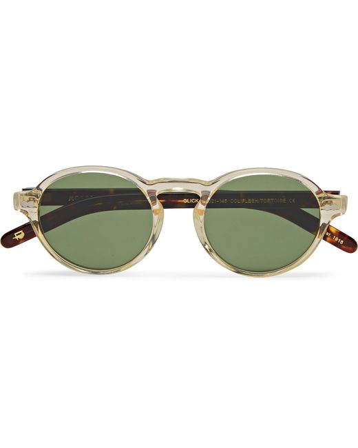 Moscot Glick Round-frame Tortoiseshell Acetate Sunglasses