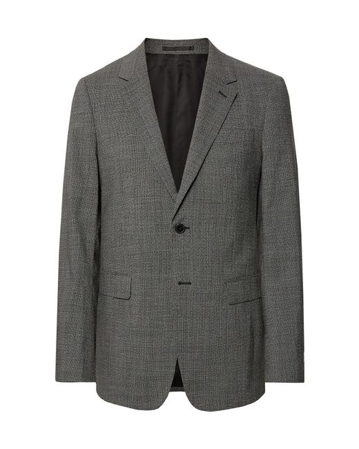 Theory Black Chambers Slim-Fit Stretch-Wool Suit Jacket