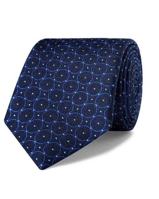 Turnbull & Asser 9.5cm Silk-Jacquard Tie