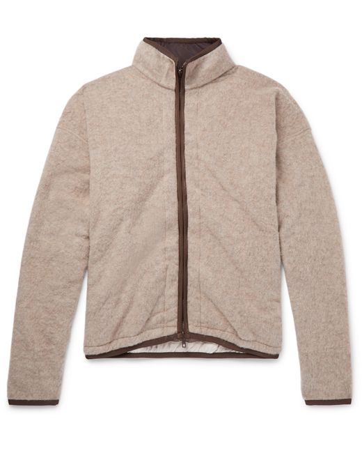 Remi Relief Wool-Blend Fleece Zip-Up Sweatshirt