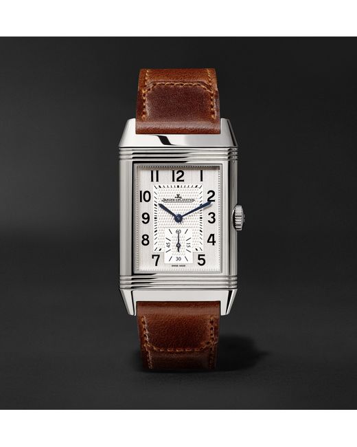 Jaeger-Lecoultre Reverso Classic Large 27mm Stainless Steel and Leather Watch