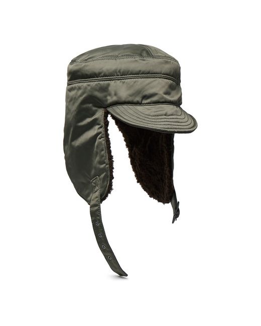 Junya Watanabe Fleece-lined Satin Trapper Hat