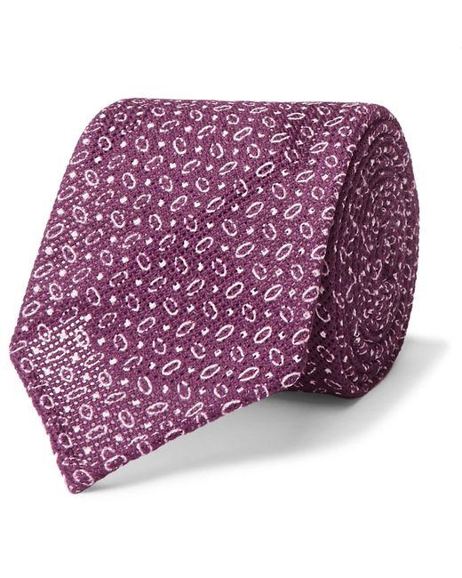 Thom Sweeney 7cm Cotton-Jacquard Tie