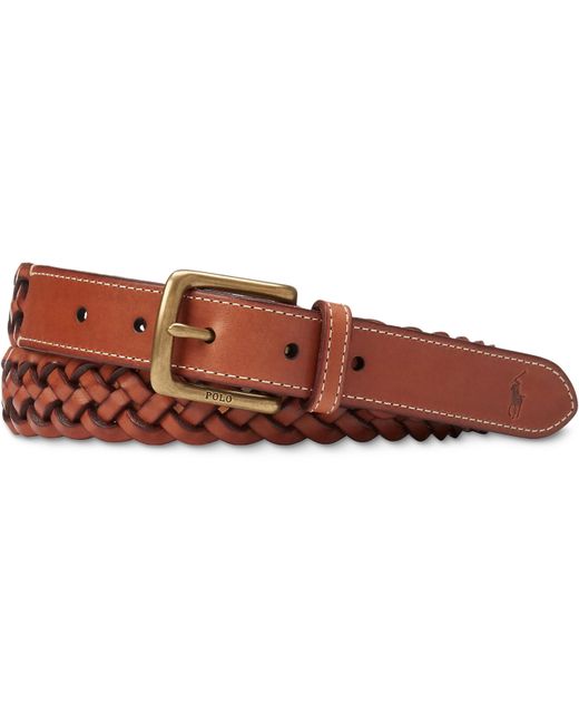 Polo Ralph Lauren Woven Leather Belt