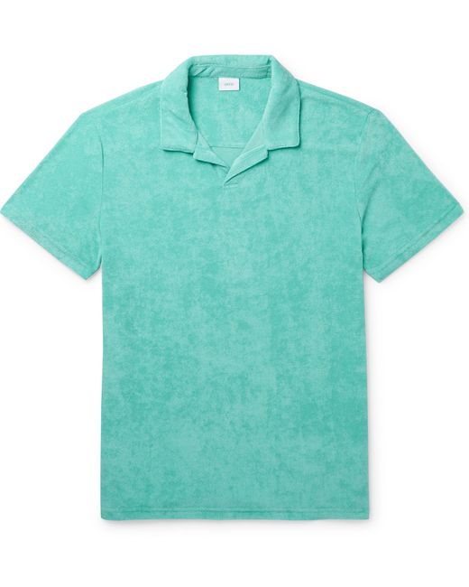 Onia Shaun Cotton-Blend Terry Polo Shirt