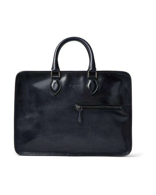 Berluti Un Jour Polished-leather Briefcase