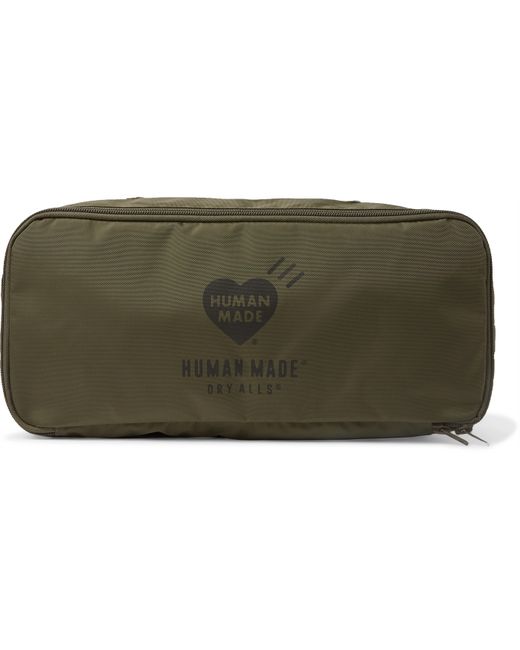 Human Made Logo-Print Shell Wash Bag
