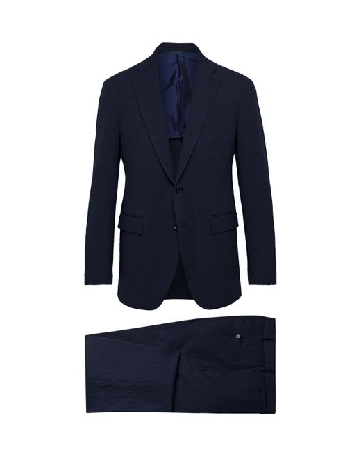 Sid Mashburn Kincaid No. 3 Slim-Fit Stretch-Cotton Seersucker Suit