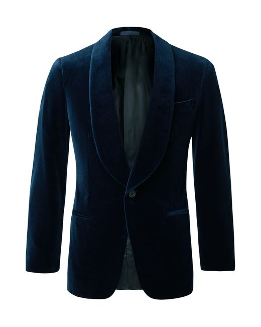 Kingsman Slim-Fit Cotton-Velvet Tuxedo Jacket