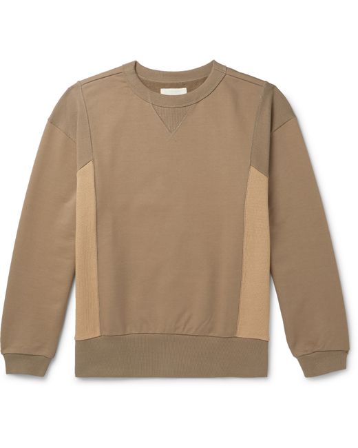 Nicholas Daley Panelled Cotton-Jersey Sweatshirt