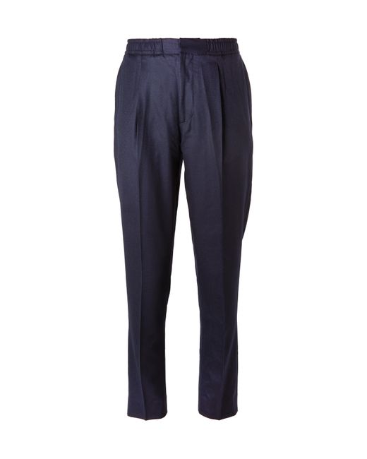Officine Generale Drew Tapered Wool-Flannel Suit Trousers