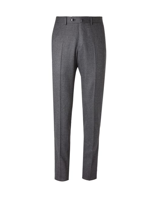 Caruso Birdseye Wool Suit Trousers