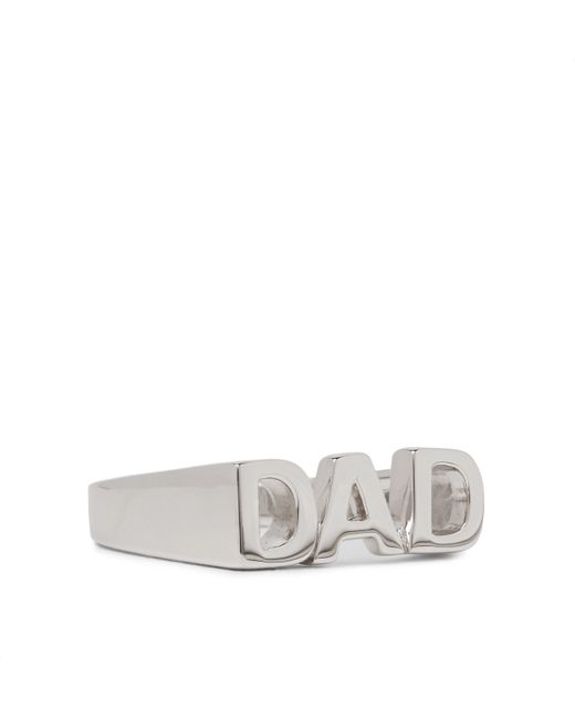 Maria Black Dad Rhodium-Plated Ring