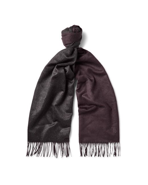 Tod's Two-tone Brushed-silk Scarf
