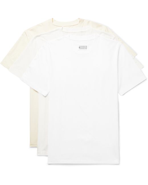 Maison Margiela Three-Pack Cotton-Jersey T-Shirts