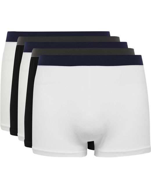 Hamilton & Hare Five Pack Bamboo-Blend Boxer Briefs