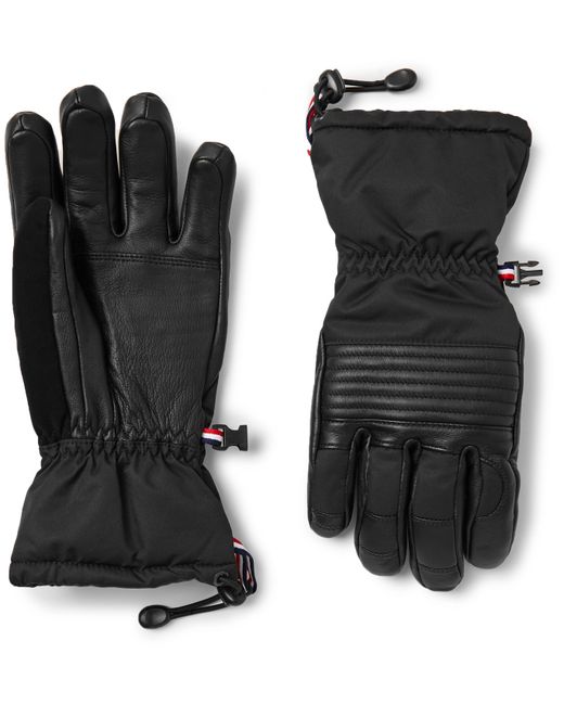 Fusalp Albinen Nubuck-Trimmed Shell and Leather Padded Ski Gloves