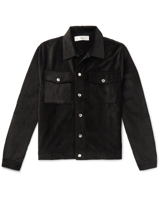 Séfr Eric Cotton-Corduroy Shirt Jacket