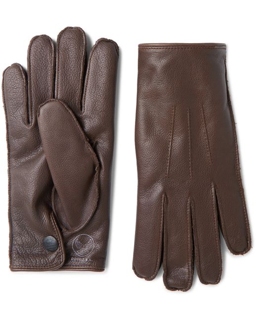 Rrl Cashmere-Lined Leather Gloves