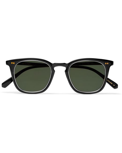 Mr Leight Getty S Square-Frame Acetate and Silver-Tone Sunglasses