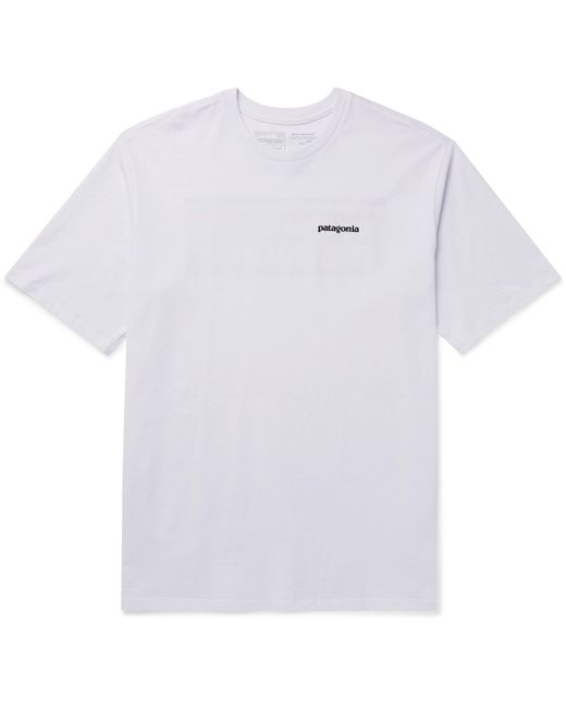 Patagonia P-6 Logo Responsibili-Tee Printed Cotton-Blend Jersey T-Shirt