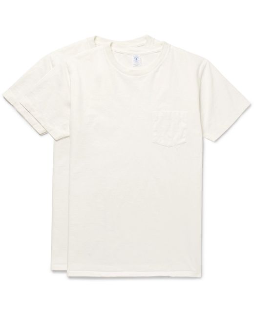 Velva Sheen Two-Pack Slub Cotton-Jersey T-Shirts