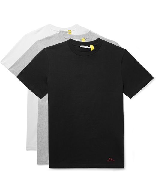 Moncler Genius 6 Moncler 1017 ALYX 9SM Three-Pack Logo-Print Cotton-Jersey T-Shirts