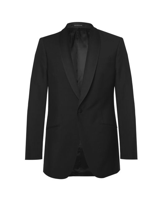 Richard James Slim-Fit Wool and Mohair-Blend Tuxedo Jacket