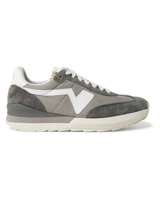 Visvim FKT Runner Suede and Leather-Trimmed Nylon-Blend Sneakers