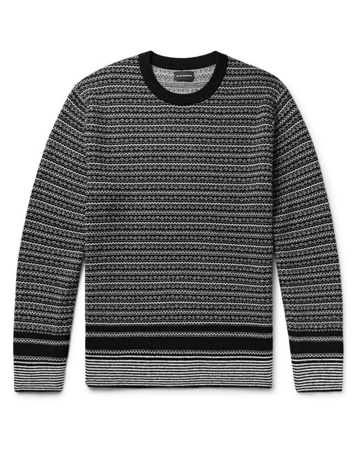 Club Monaco Fair Isle Jacquard-Knit Sweater