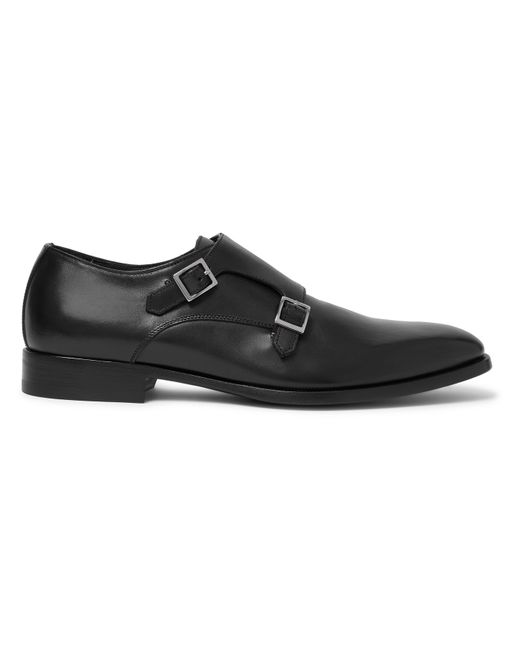 Dunhill Leather Monk-Strap Shoes
