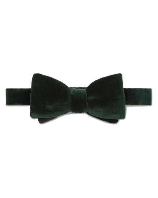 Favourbrook Pre-Tied Cotton-Velvet Bow Tie