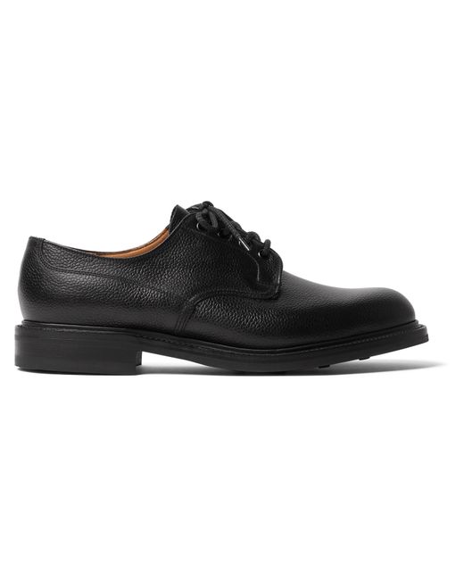 George Cleverley Archie II Textured-Leather Derby Shoes