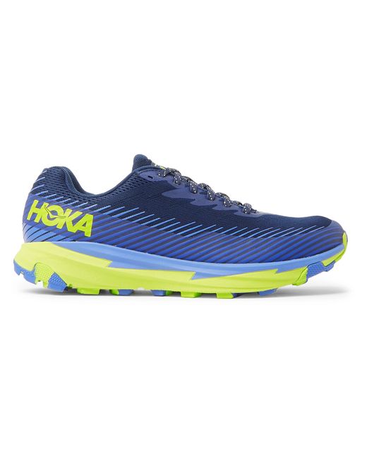 Hoka One One Torrent 2 Rubber-Trimmed Mesh Trail Running Shoes