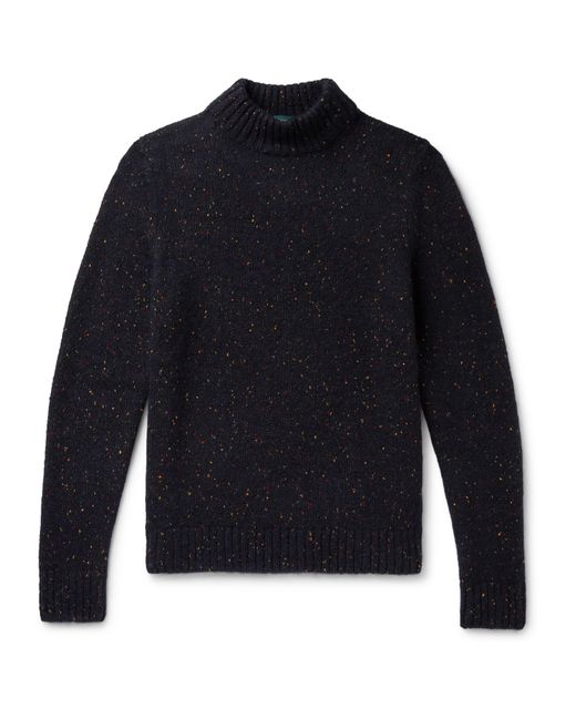 Incotex Donegal Knitted Mock-Neck Sweater
