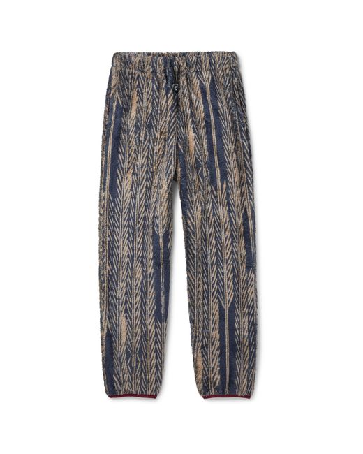 Kapital Java-Yabane Tapered Printed Fleece Sweatpants