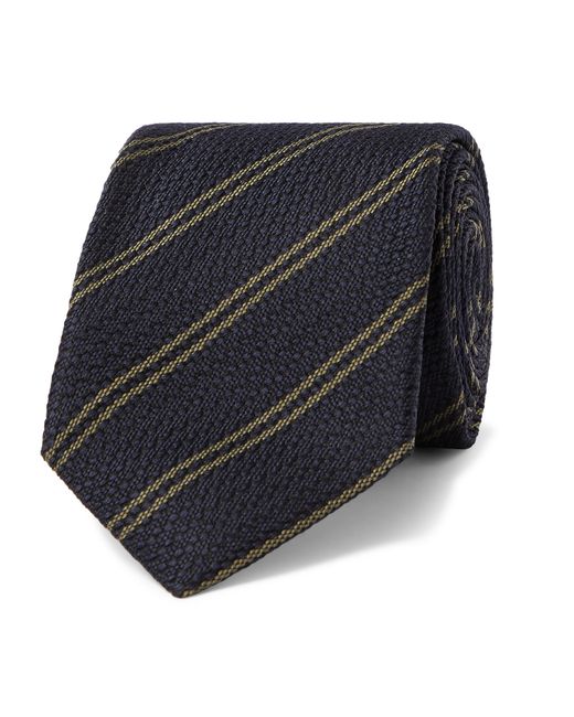 Kingsman Drakes 8cm Striped Silk Tie