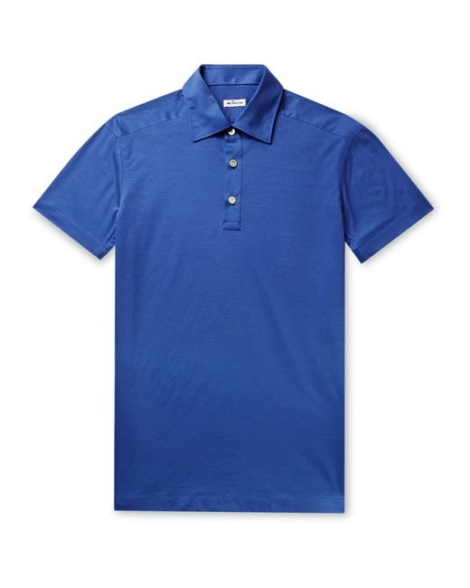 Kiton Cotton-Jersey Polo Shirt