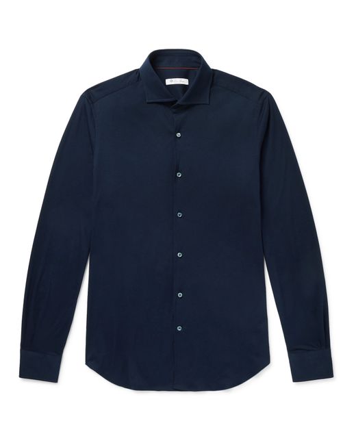 Loro Piana Slim-Fit Cotton-Jersey Shirt