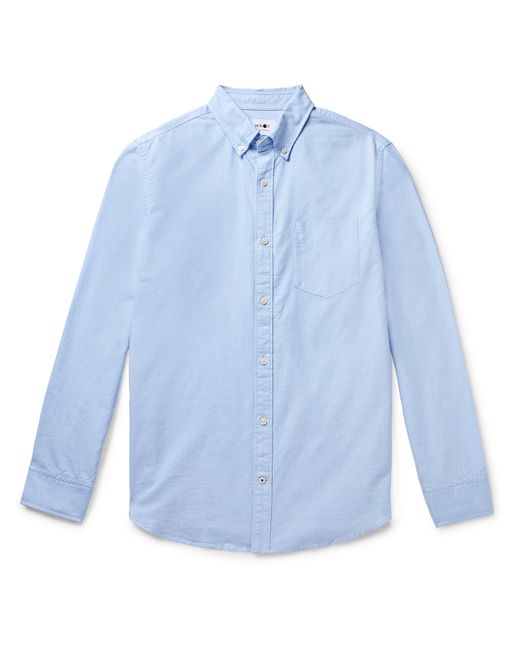 Nn07 Levon Button-Down Collar Cotton Oxford Shirt
