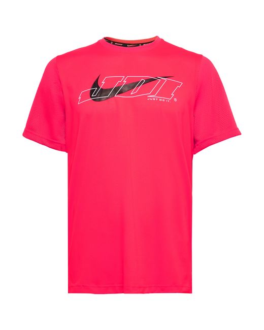 Nike Training Sport Clash Logo-Print Perforated Stretch-Jersey and Mesh T-Shirt