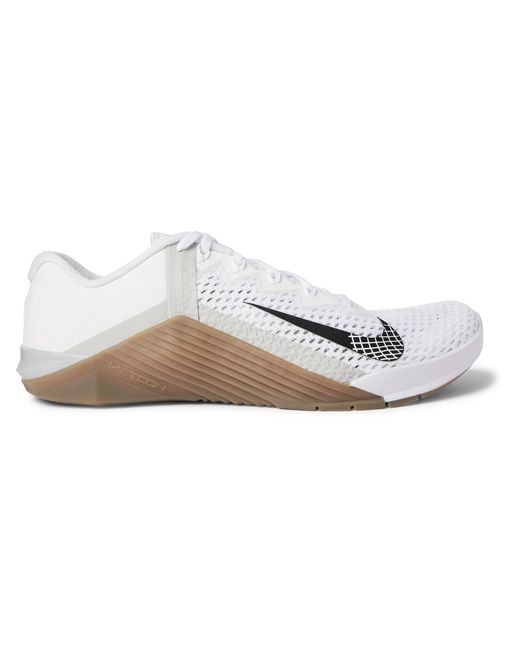 Nike Training Metcon 6 Rubber-Trimmed Mesh Sneakers