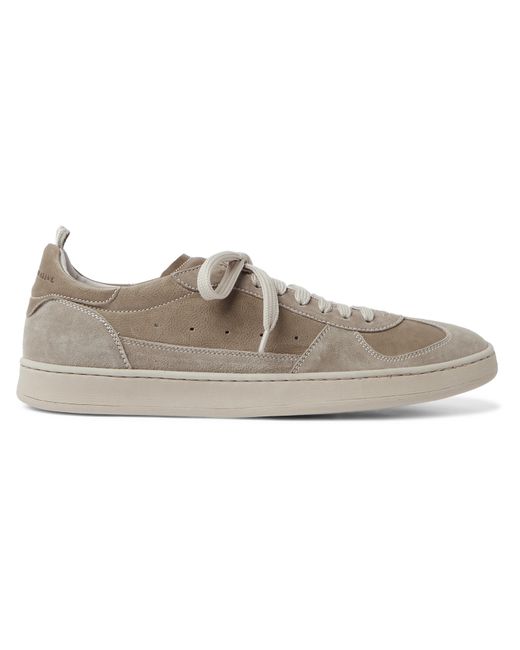 Officine Creative Kadette Suede and Leather Sneakers