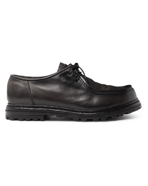 Officine Creative Burnished-Leather Derby Shoes