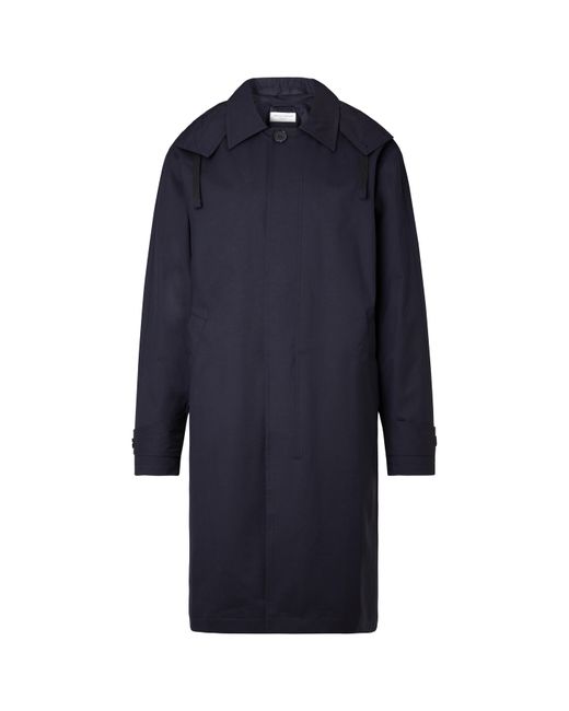 Officine Generale Thibaud Tech Wool-Blend Hooded Trench Coat