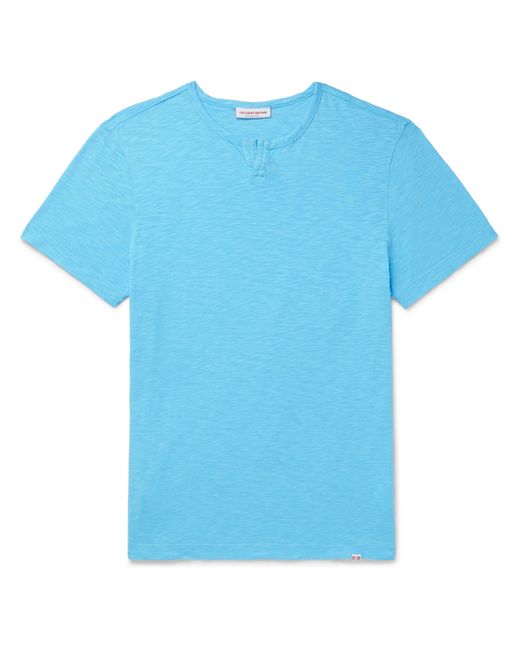 Orlebar Brown Ackley Garment-Dyed Slub Cotton-Jersey T-Shirt