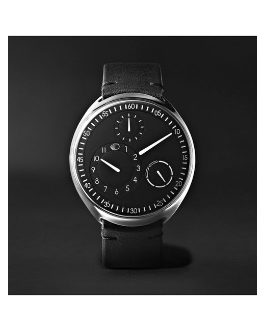 Ressence Type 1 Slim Mechanical 42mm Titanium and Leather Watch